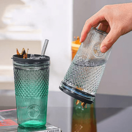 Golden Crown Glass Tumbler (600ml)(Each)