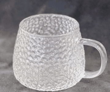 Hammered Glass Cup (400ml)(Each)