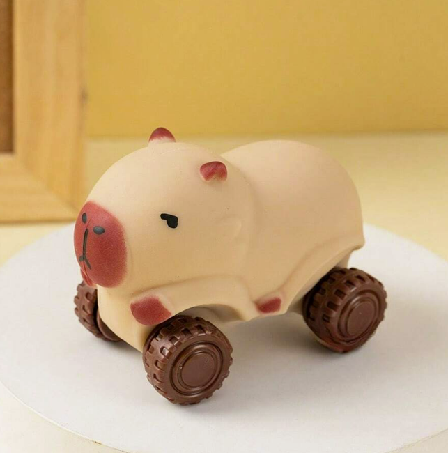 Stretchy Capybara Animal Wheeled Toy (Each)