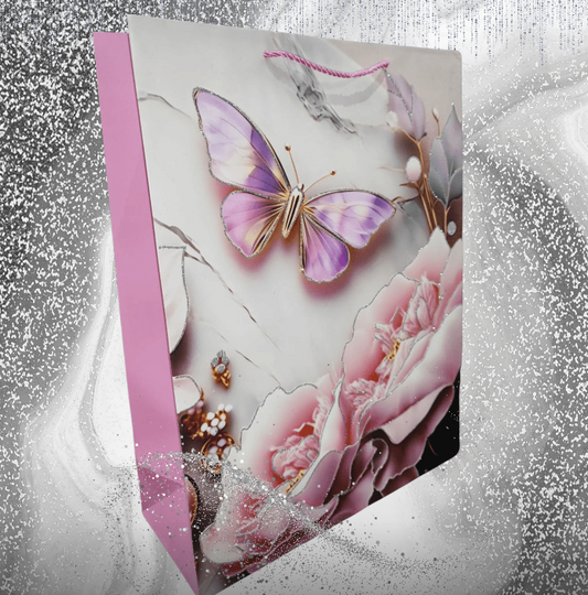 Cosmic Butterfly & Sparkling Bloom Luxe Keepsake Gift Bag (Shimmer Collection) (Copy)