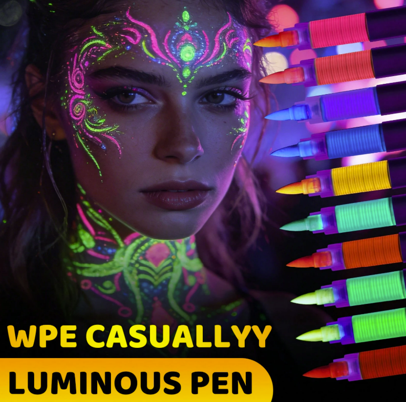 Glow In The Dark UV Light Pens (10 pcs)