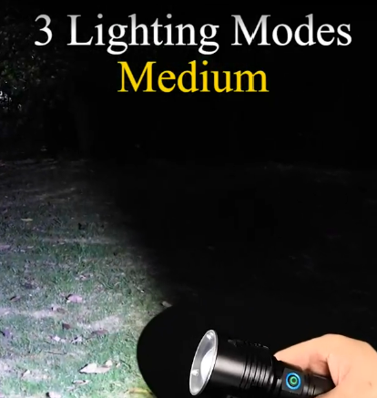 Ultra Bright High Lumens LED Flashlight (16.5cm)