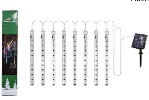 LED Solar Meteor Shower Lights