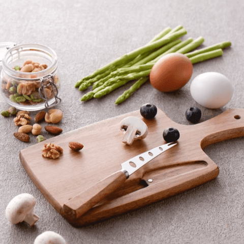Cheese Board Tray with Magnetic Fruit Knife