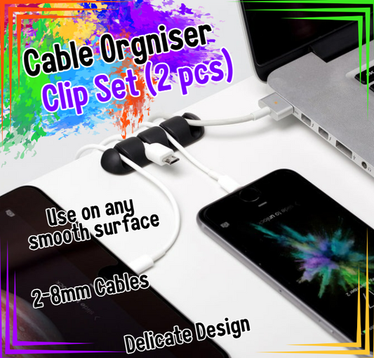 Cable Organiser Clip Set (2 pcs)