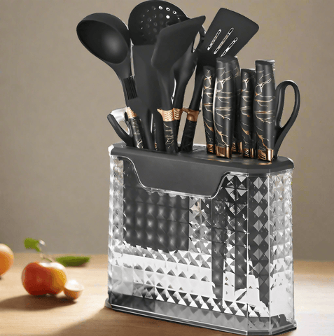 Utensil and Knife Block Set (16 pcs)