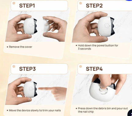 Automatic Electric Nail Clipper and Trimmer For Elderly And Children