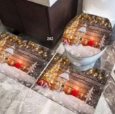 Bathroom Mat Set (3D)(3 pcs)(Christmas)