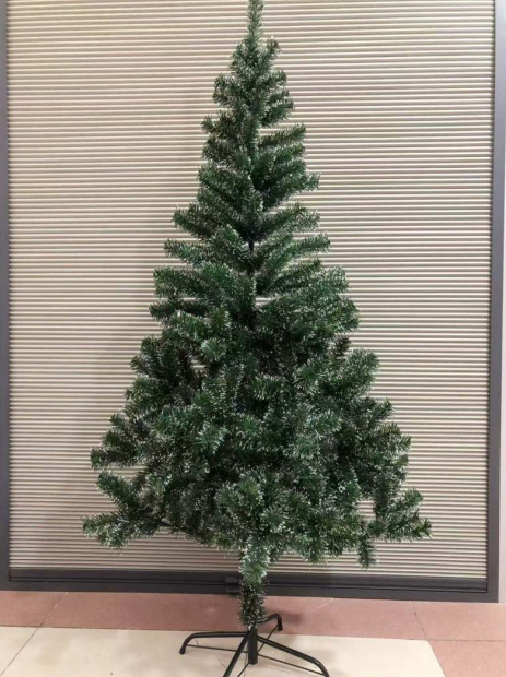 Green Artificial Christmas Tree With Frosted Tips (150cm)