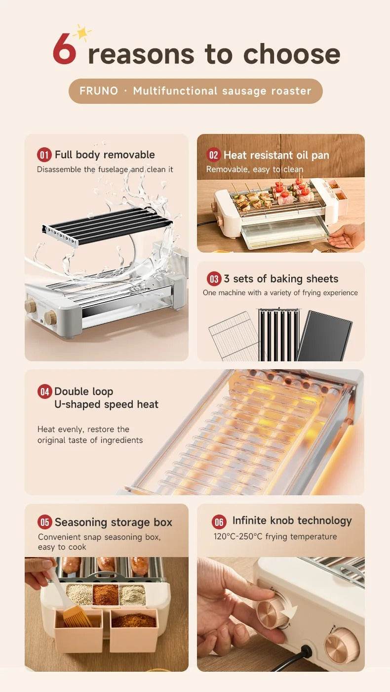 Household Electric Hot Dog Grill