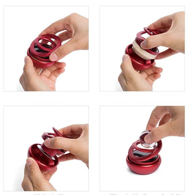 Car Aromatherapy Solar Magnetic Levitation Accessories
