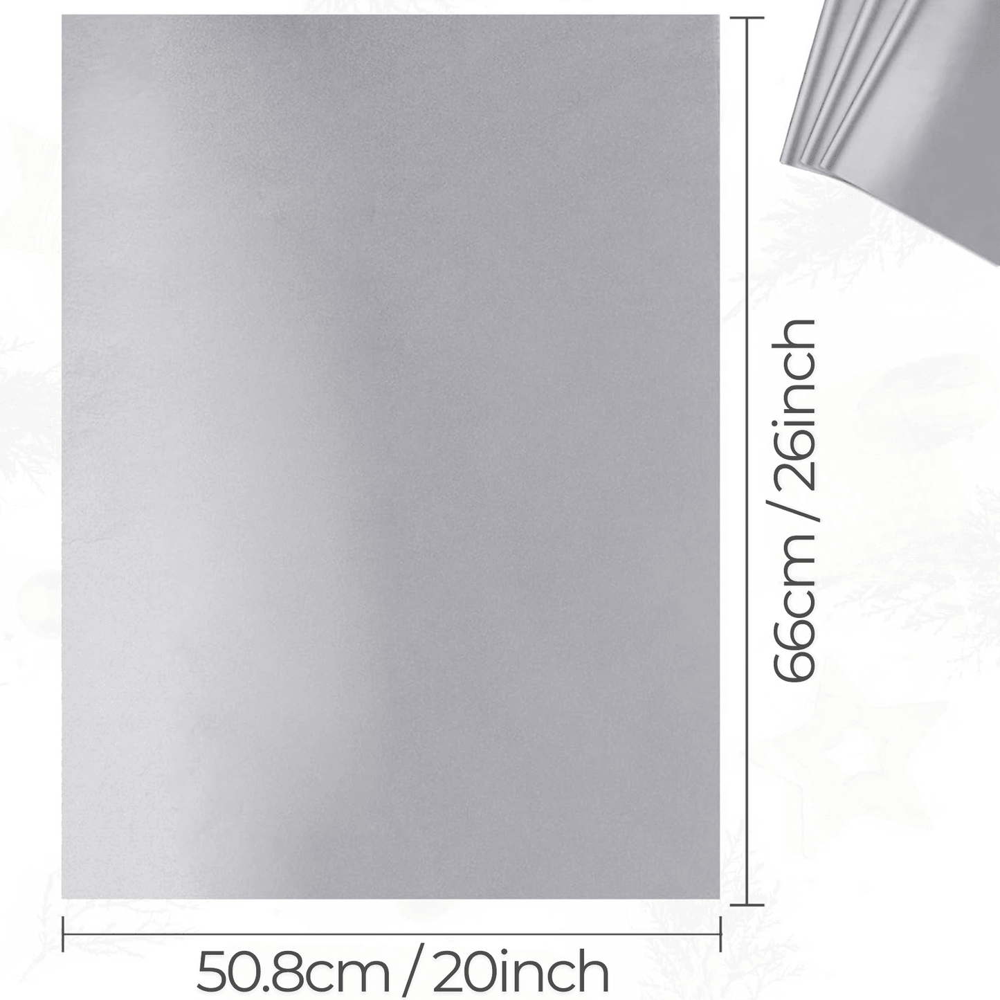 Tissue Gift Wrap (Silver)(10 pcs)