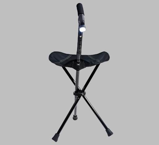 Dual-Purpose Folding Cane