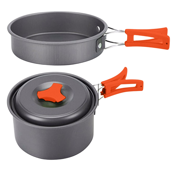 Aluminum Camping Cookware Set (2pcs)