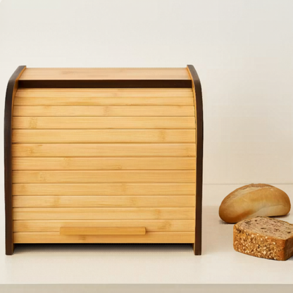 Extra Large Bamboo Bread Bin (2 Tier)