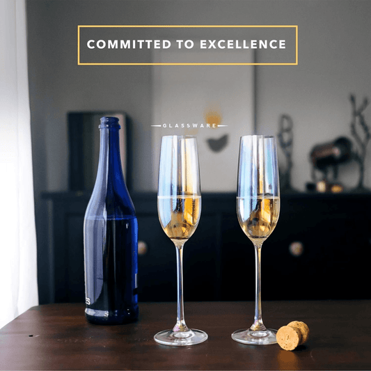 Champagne Glasses (Clear)(6 pcs) - DMC Wholesale