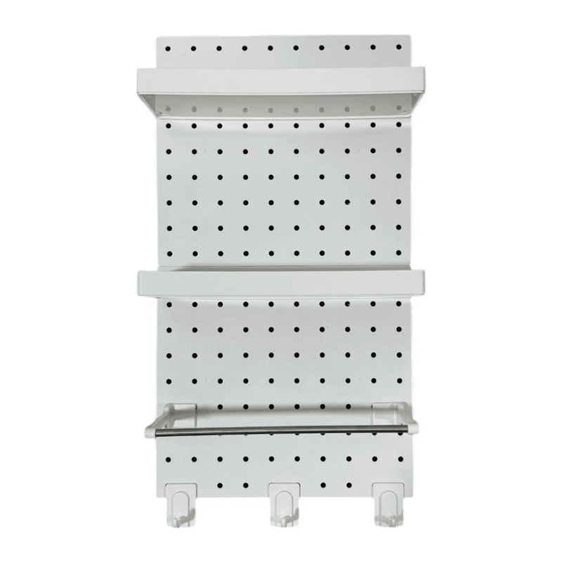 Adjustable Wall Mounted Wire Wrap Board Storage Rack