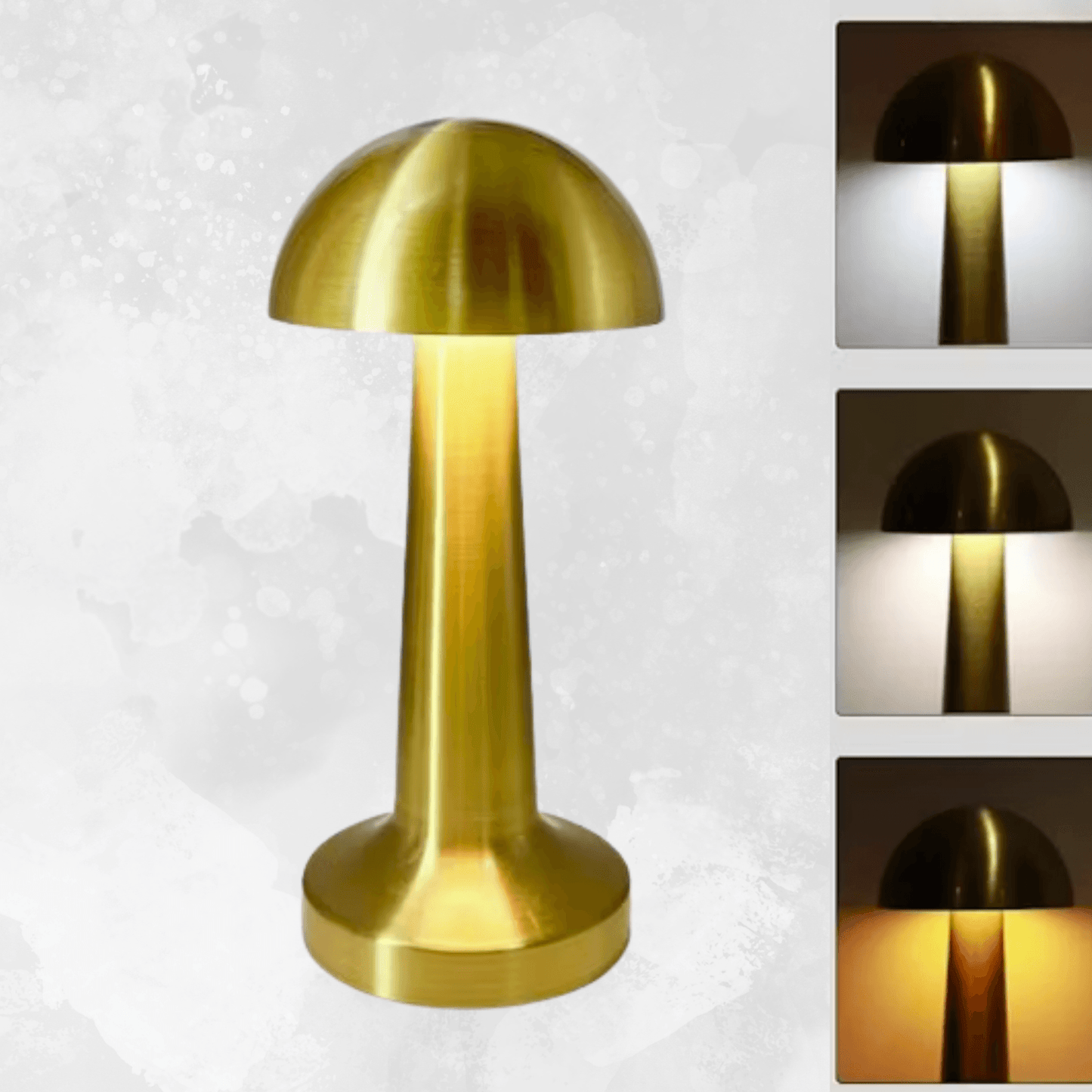 Rechargeable Mushroom Touch Desk Lamp