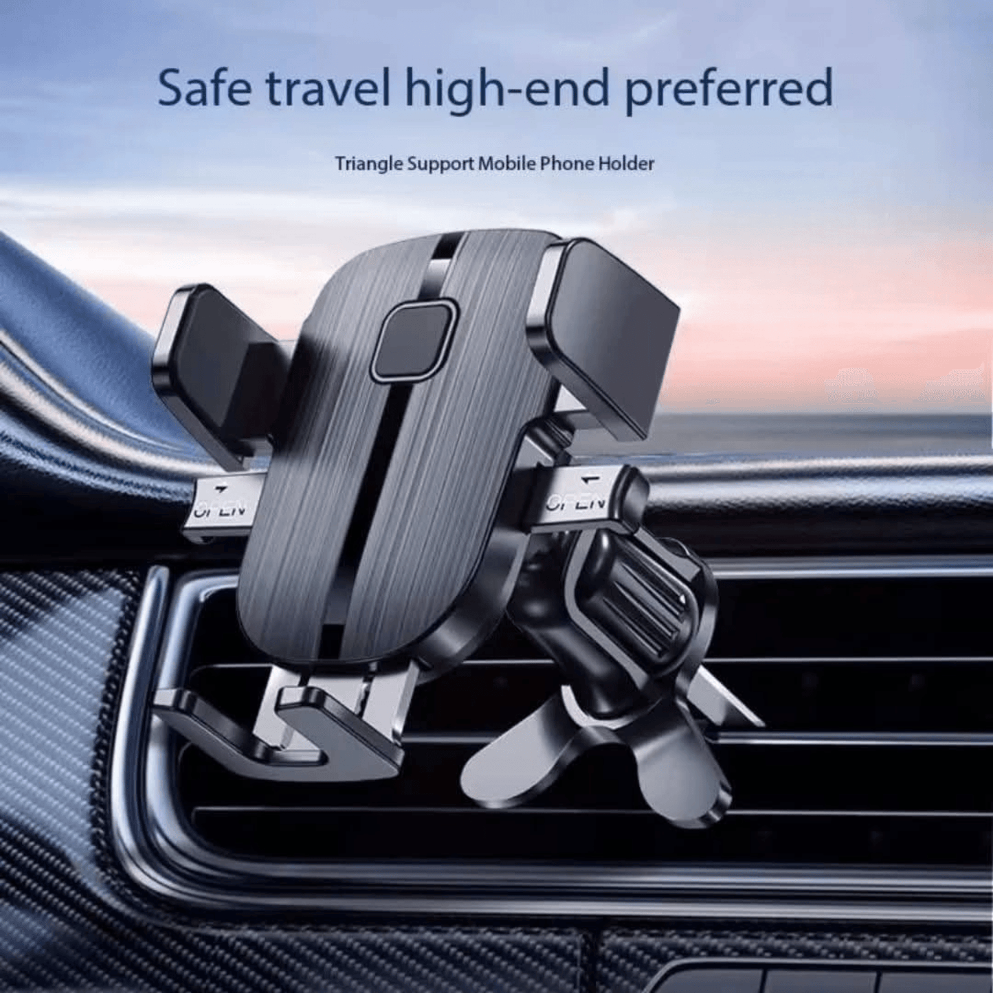 One Touch Phone Vent Holder