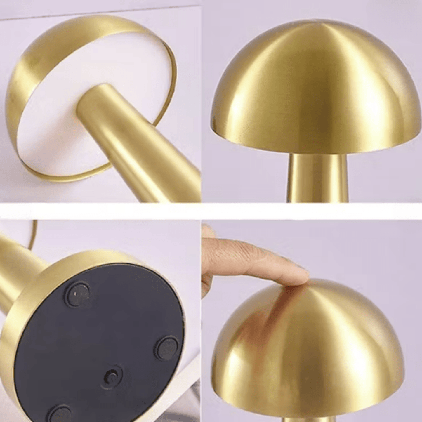 Rechargeable Mushroom Touch Desk Lamp