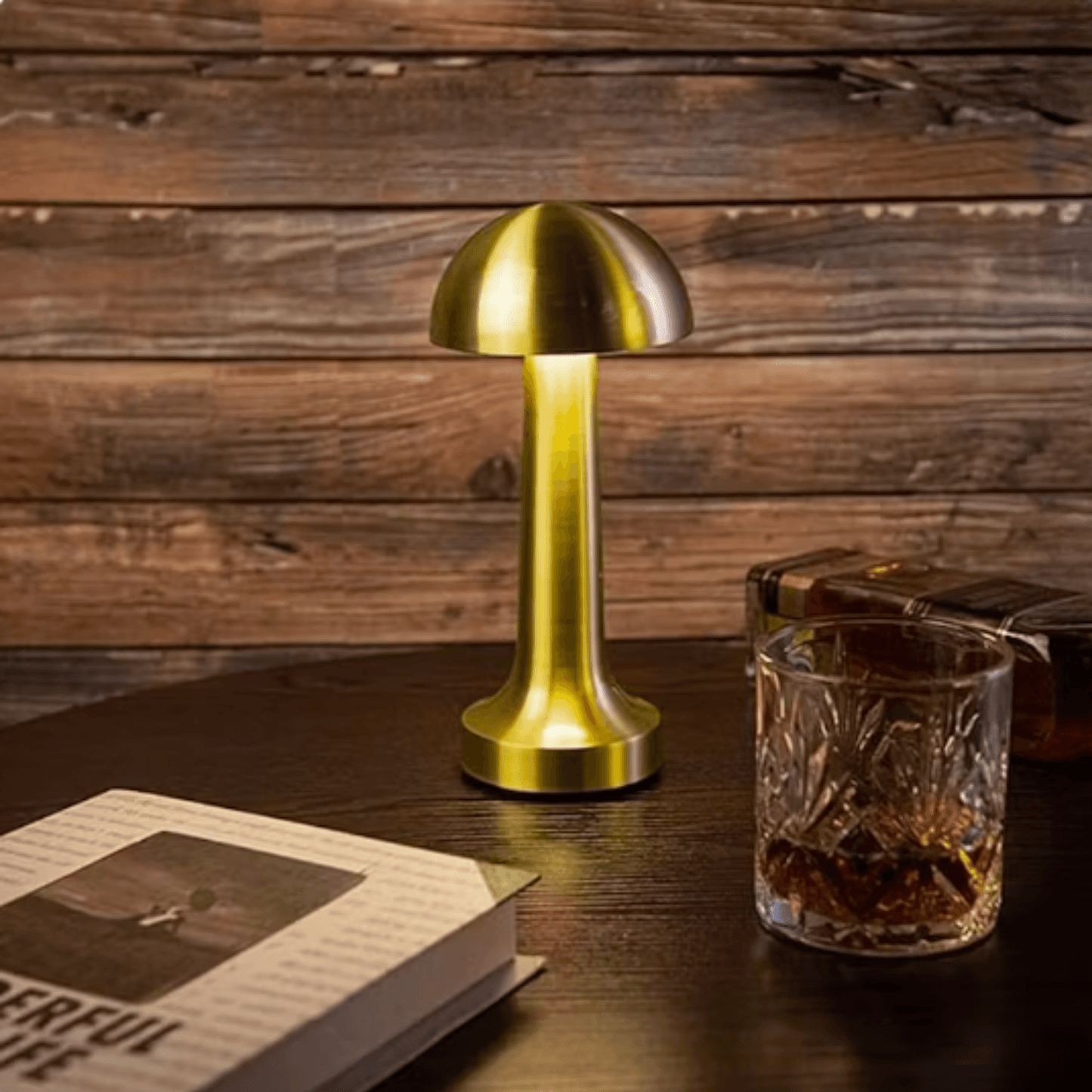 Rechargeable Mushroom Touch Desk Lamp