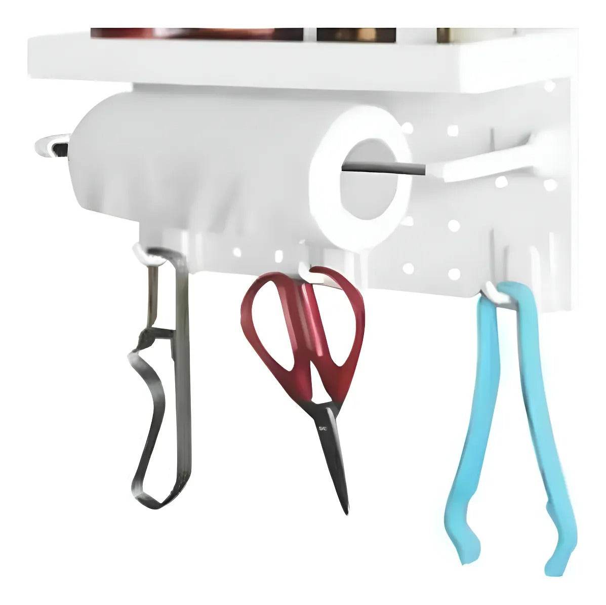 Adjustable Wall Mounted Wire Wrap Board Storage Rack