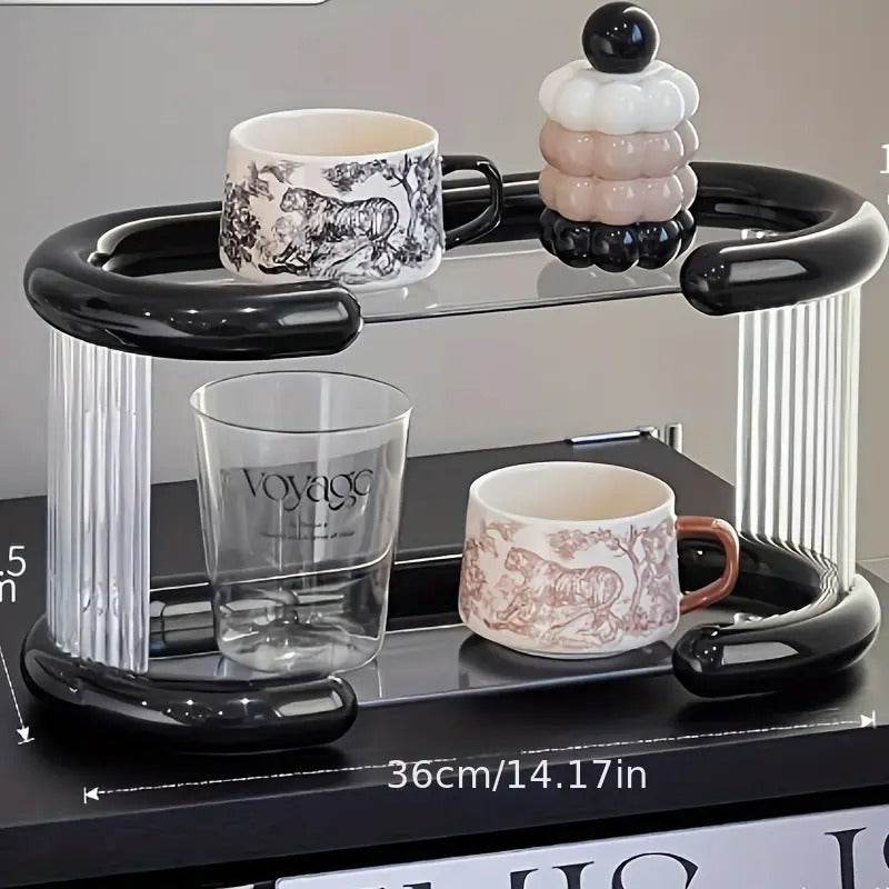 Modern Cosmetic Organising Display Shelf (2 Tier)