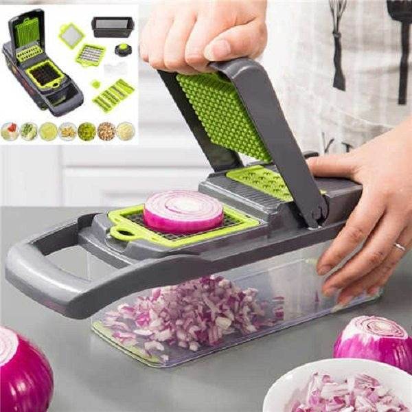 Classic Vegetable Chopper Slicer Dicer (14 pcs)