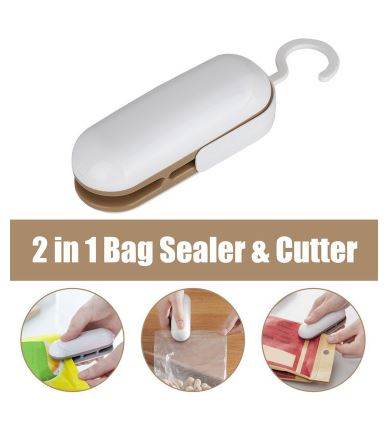 2in1 Mini Bag Sealer And Cutter