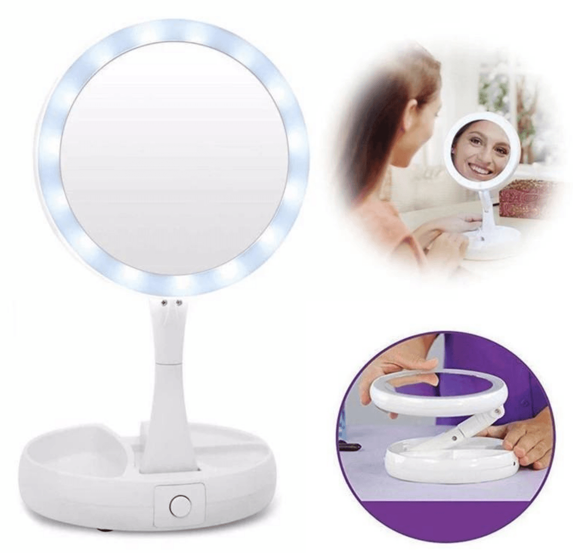 Foldaway Mirror