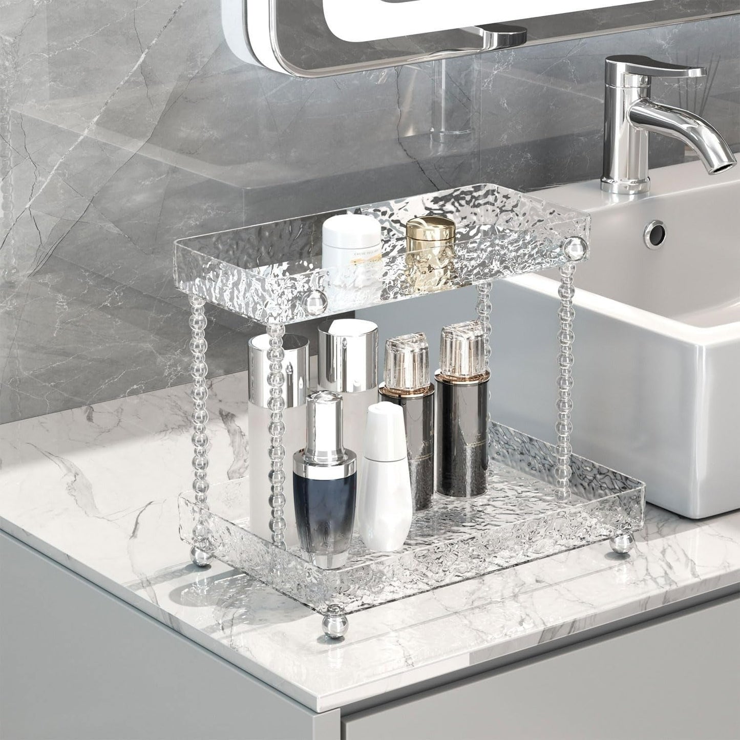 Bathroom Make-Up Organiser (2 Tier)