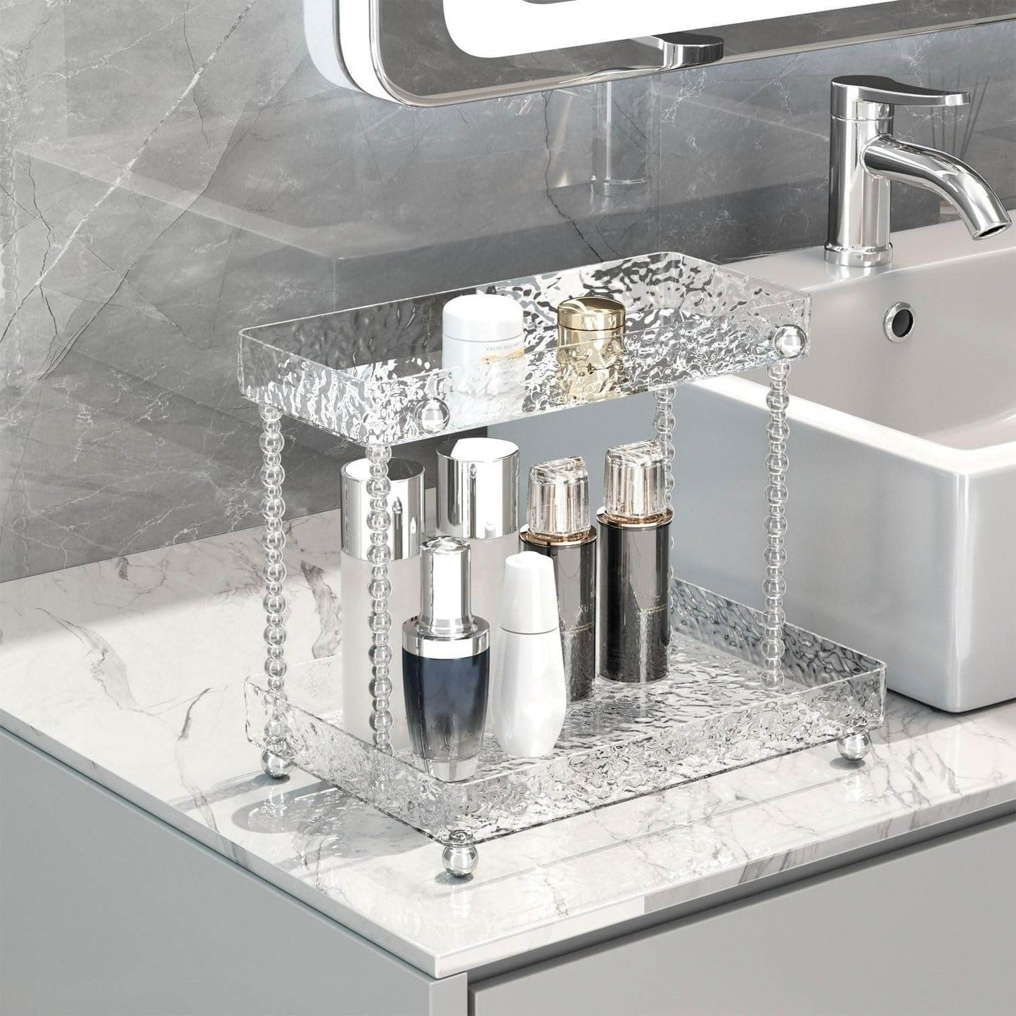 Bathroom Make-Up Organiser (2 Tier)