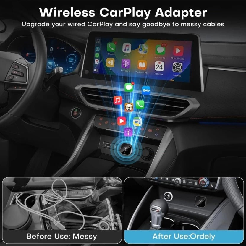 Wireless CarPlay Adapter 2in1