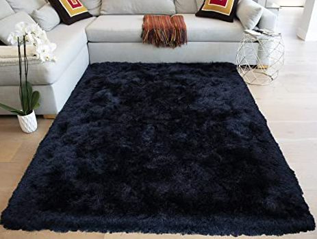 Fluffy Shaggy Runner (Black)