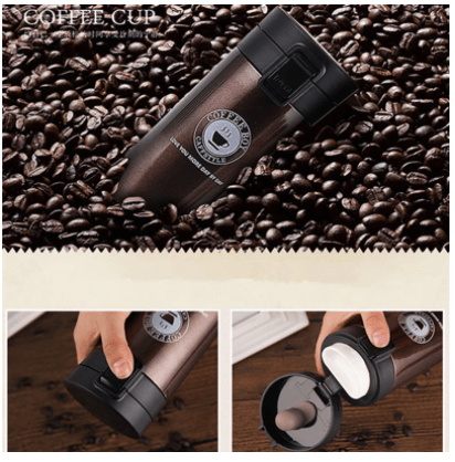 Double Wall Vacuum Insulated Travel Coffee Cup (380ml)