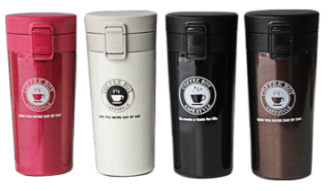 Double Wall Vacuum Insulated Travel Coffee Cup (380ml)