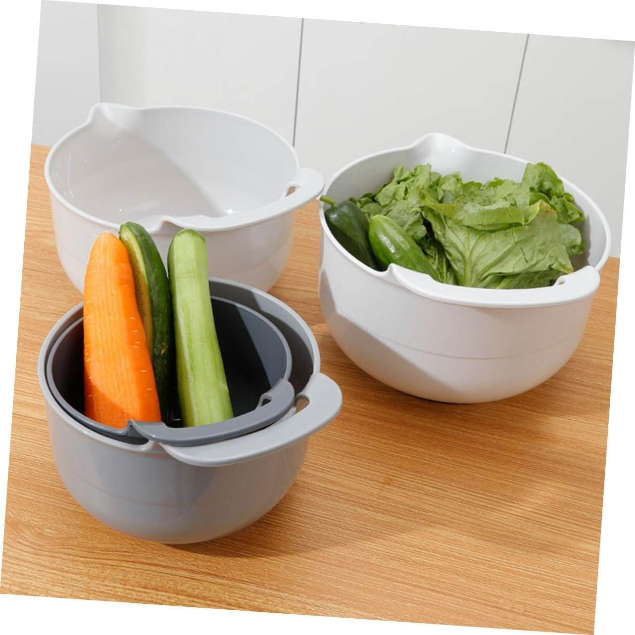 Kitchen Salad Mixing Bowls (4 pcs)