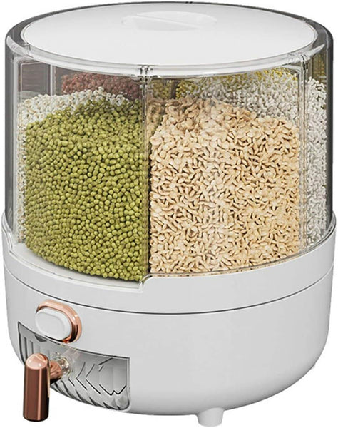 Rotating Grain Container Dispenser