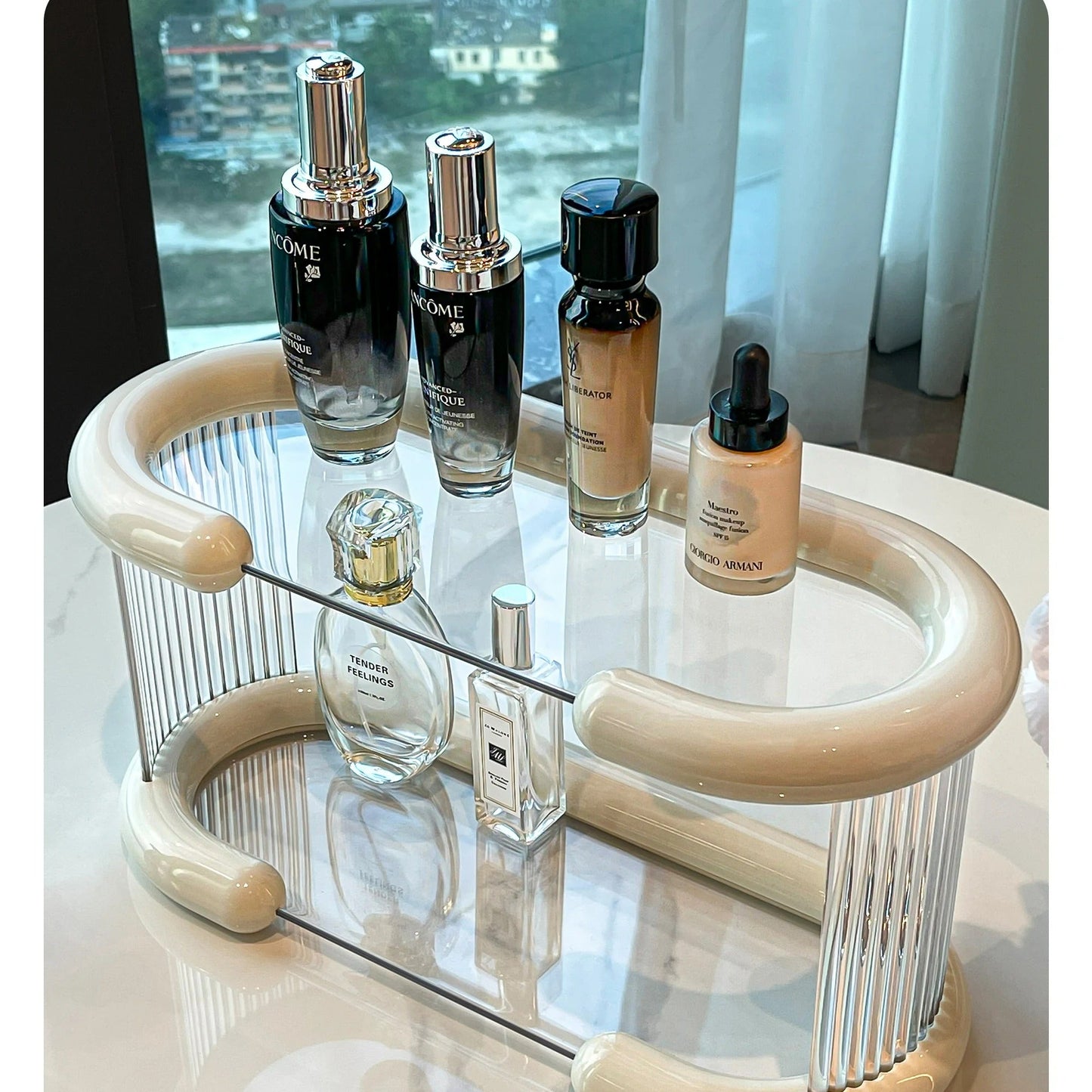 Modern Cosmetic Organising Display Shelf (2 Tier)