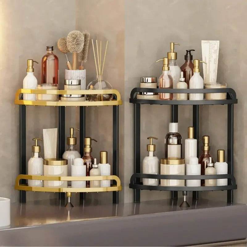Wrought Iron Corner Kitchen or Bathroom Shelf (Each)