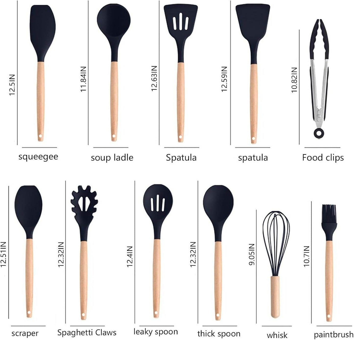Ultimate Cooking Knife and Mini Utensil Set (19 pcs)