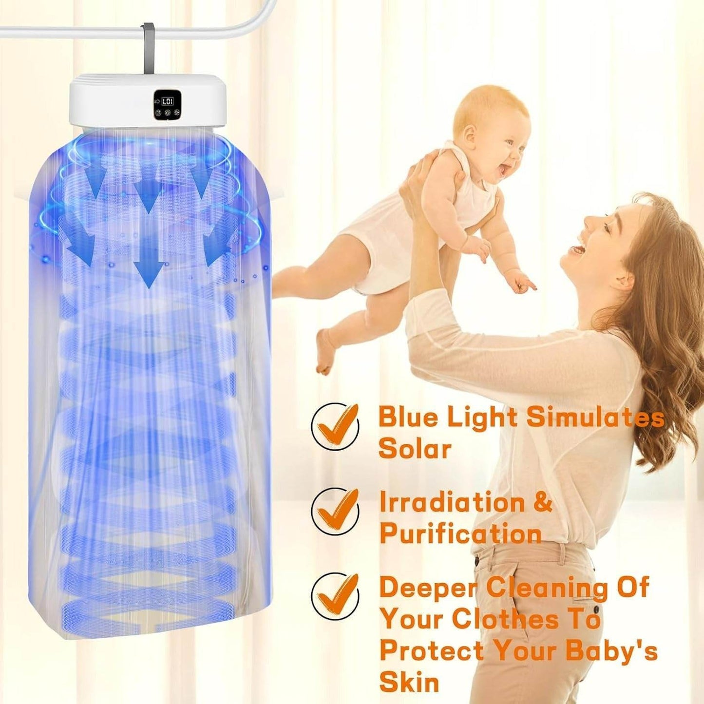 Portable Electric Clothes Dryer