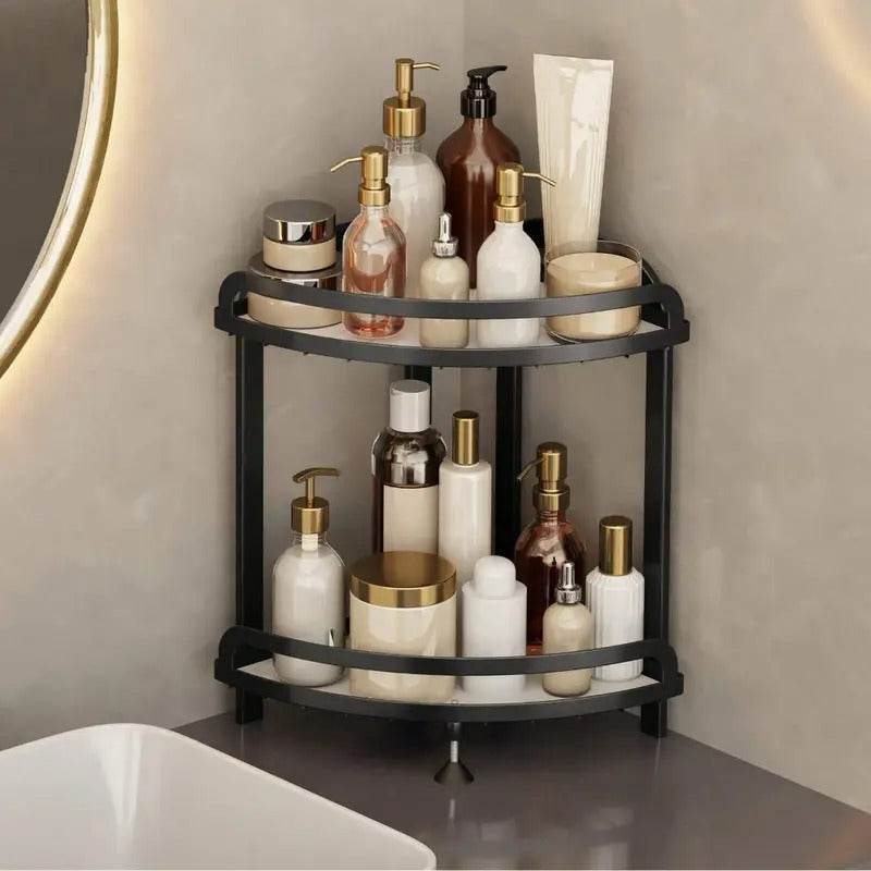Wrought Iron Corner Kitchen or Bathroom Shelf (Each)