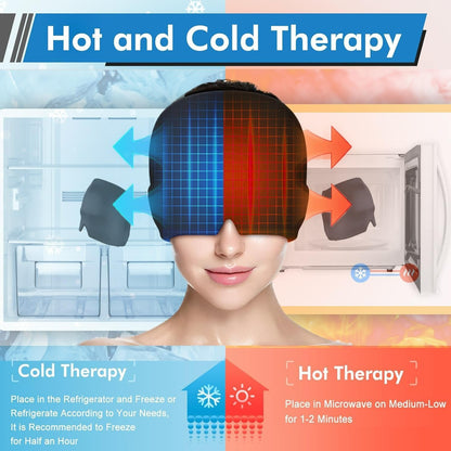 Reusable Cold Hot Therapy Migraine Relief Cap