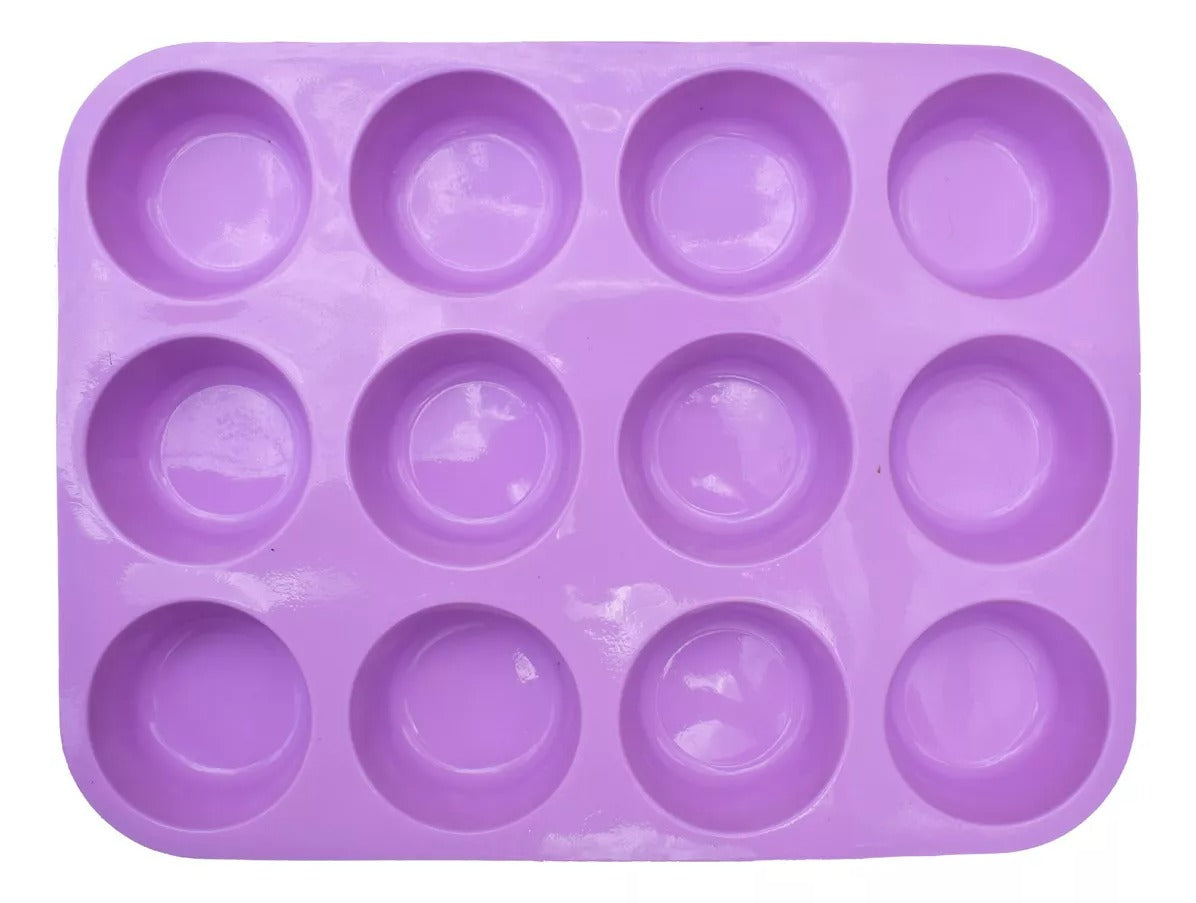 Silicone Cupcake Mold (12 cups)