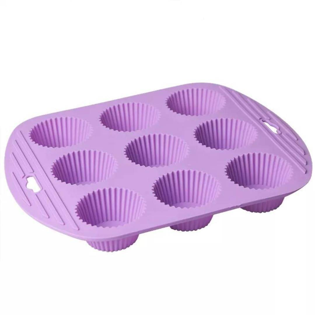 Silicone Cupcake Mold (9 cups)