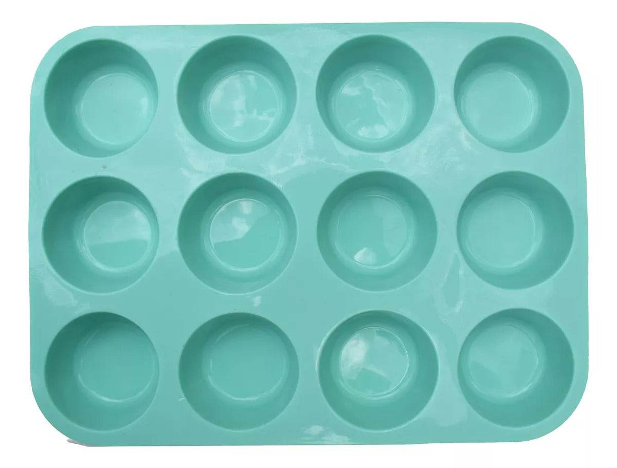 Silicone Cupcake Mold (12 cups)