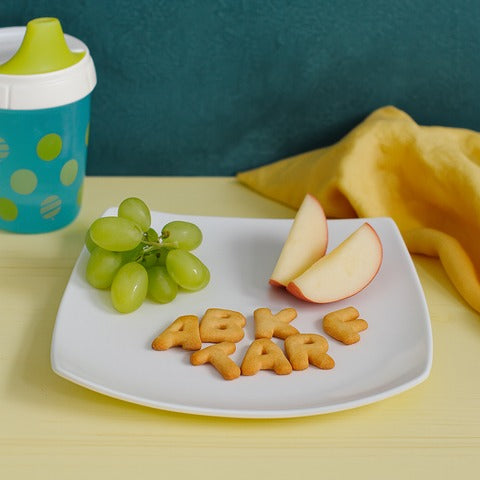 Rounded Square Melamine Plates (Medium)(19cm)(6 pcs)