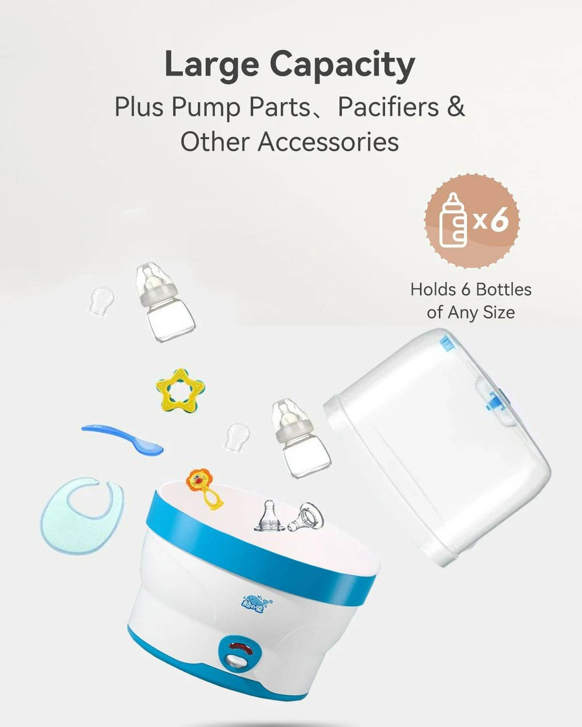 Baby Bottle Sterilizer With Dry And Storage