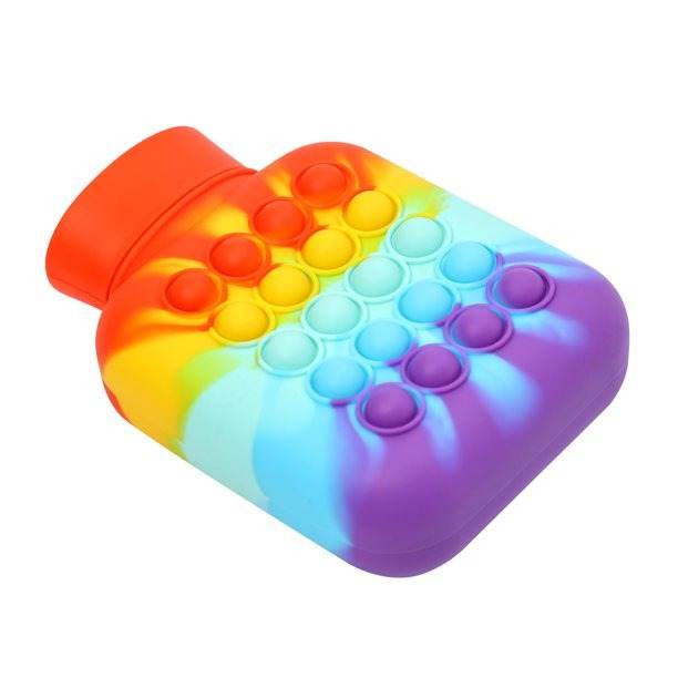 Hot And Cold Compress Water Bottle Pop-It Bag  (500ml)(Rainbow)